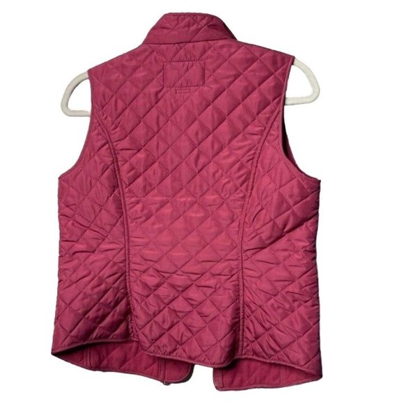 Van Heusen Size X-Small Solid Mauve Pink Puffer Quilted Women's Vest Size Winter - Picture 6 of 8